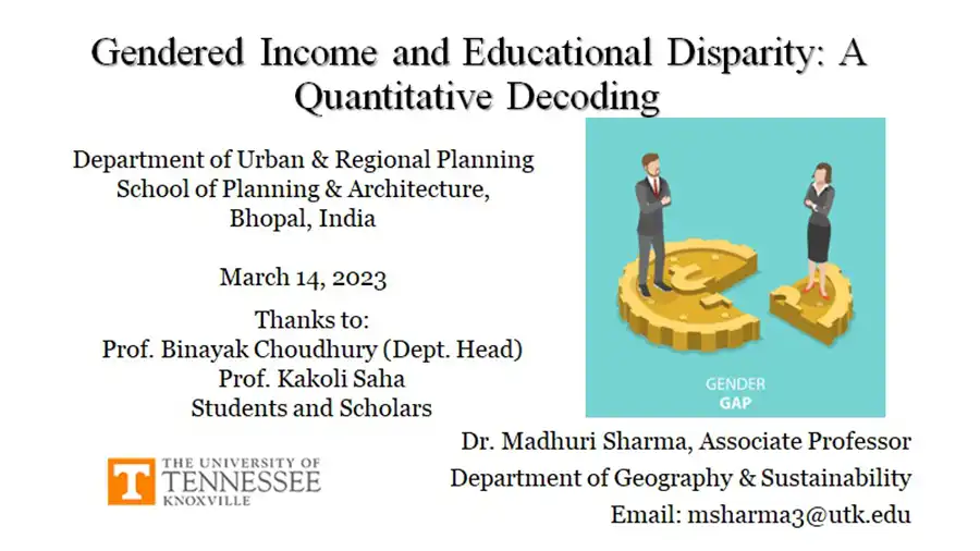 Gendered Income and Educational Disparity Flyer