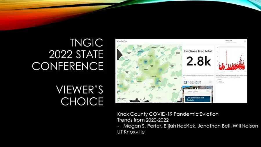 TNGIC State Conference Viewer's Choice Award Announcement Slide