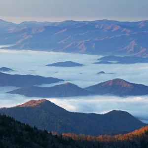 Photo of the smokey mountains